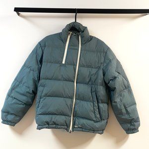 ACNE STUDIOS Double-zip Down Jacket Green